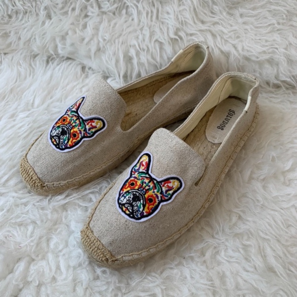 Soludos French Bulldog Espadrilles